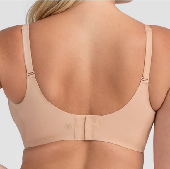 Honeylove Mesh CrossOver V-Neck Wireless Bra in Sand 40 C/D (1X) - Picture 3 of 12